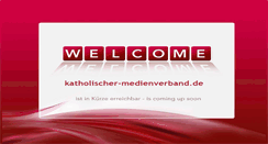 Desktop Screenshot of katholischer-medienverband.de